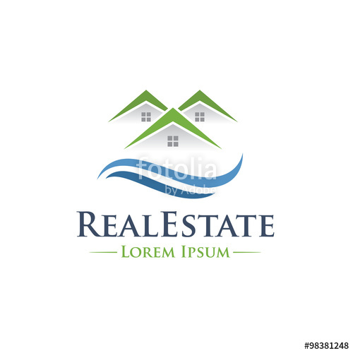 500x500 Lake House Logo Stock Image And Royalty Free Vector