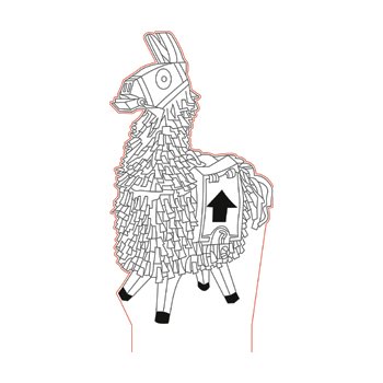 350x350 Lama Fortnite Illusion Lamp Plan Vector Op For Cnc