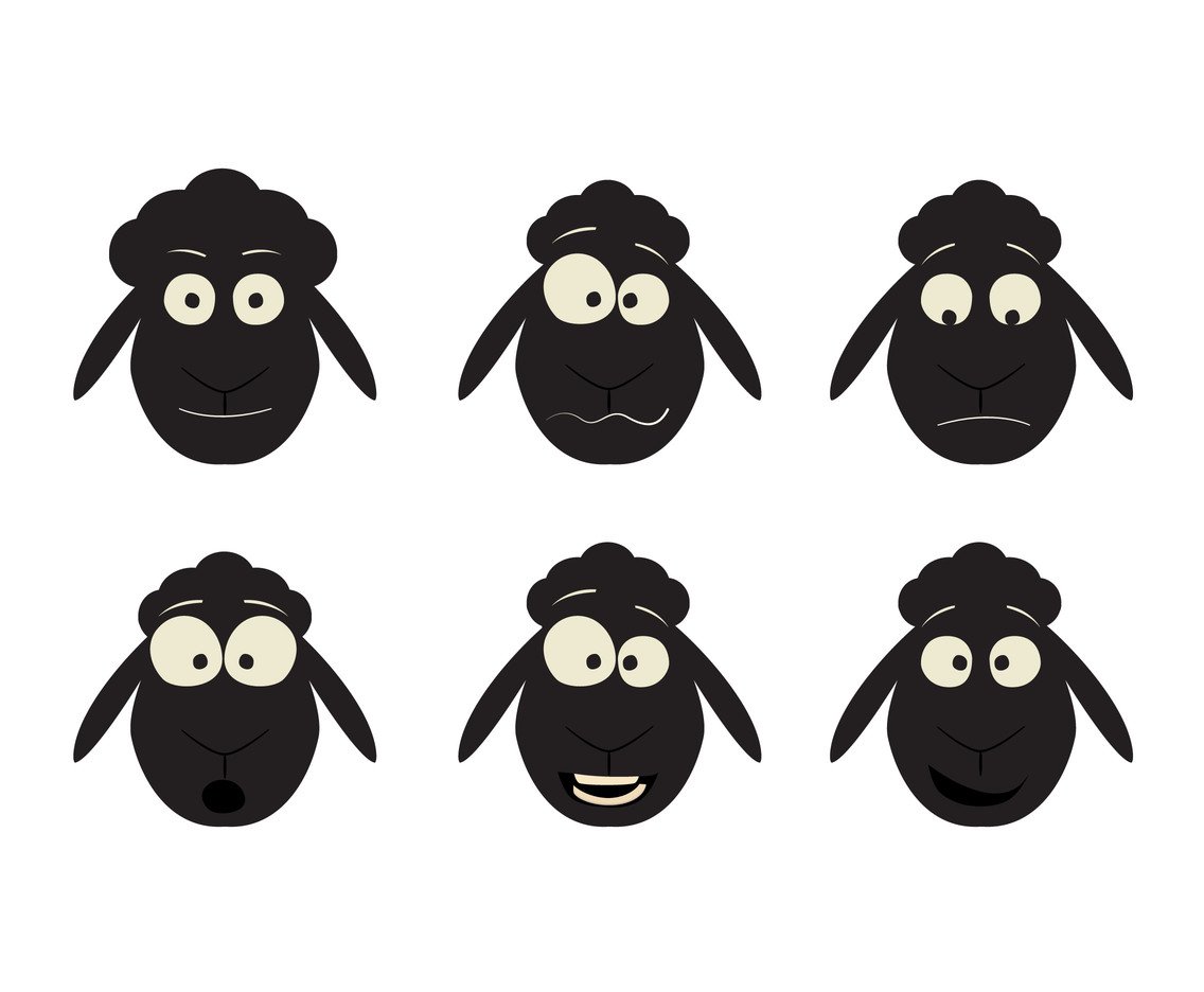Sheep Face Silhouette Vectors Vector Art Graphics 1136x936 Sheep Face Silhouette Vectors Vector Art Graphics