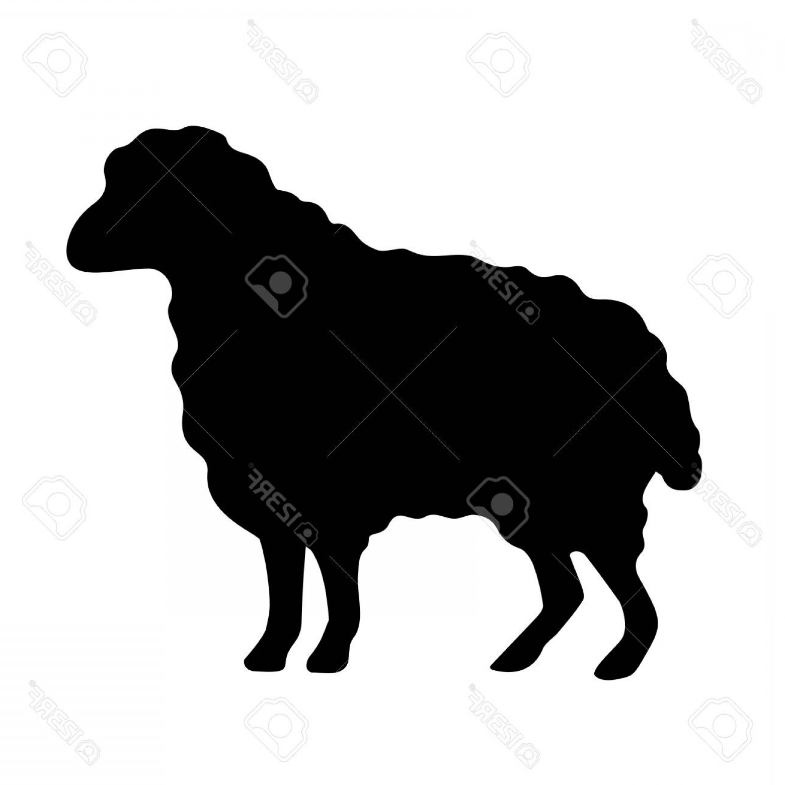 Download Lamb Silhouette Vector at Vectorified.com | Collection of ...