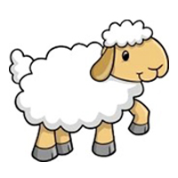 200x200 Sheep Lamb Vector Illustration