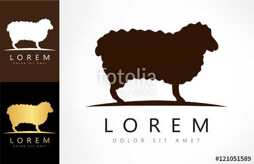 500x324 Sheep Logo Lamb Vector Stock Image And Royalty Free Vector