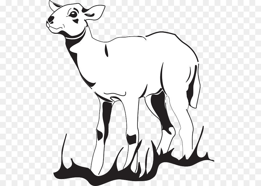 900x640 Goat Cartoon Clipart