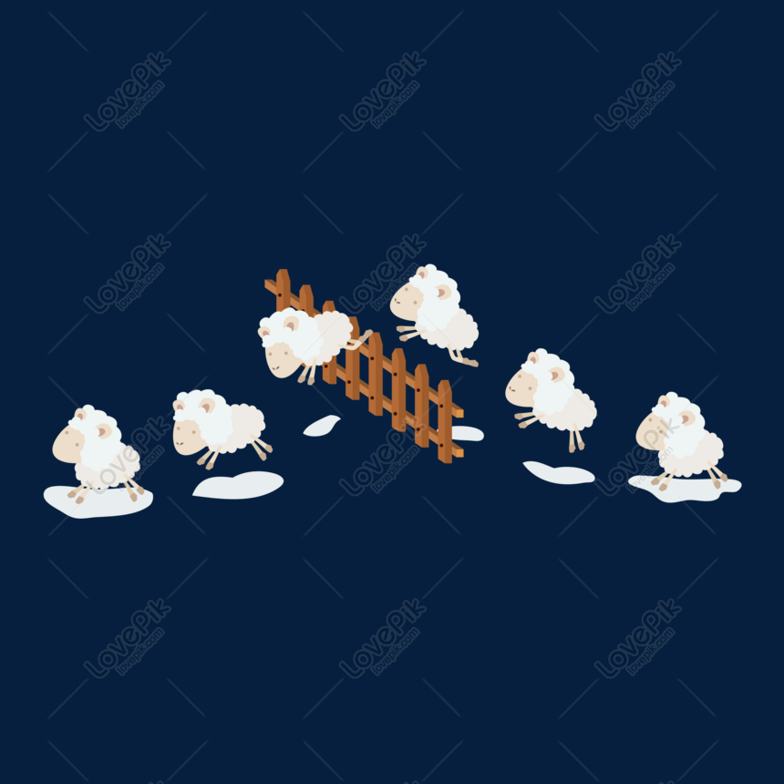 860x860 Cartoon Running Lamb Vector Material Png Image Picture Free