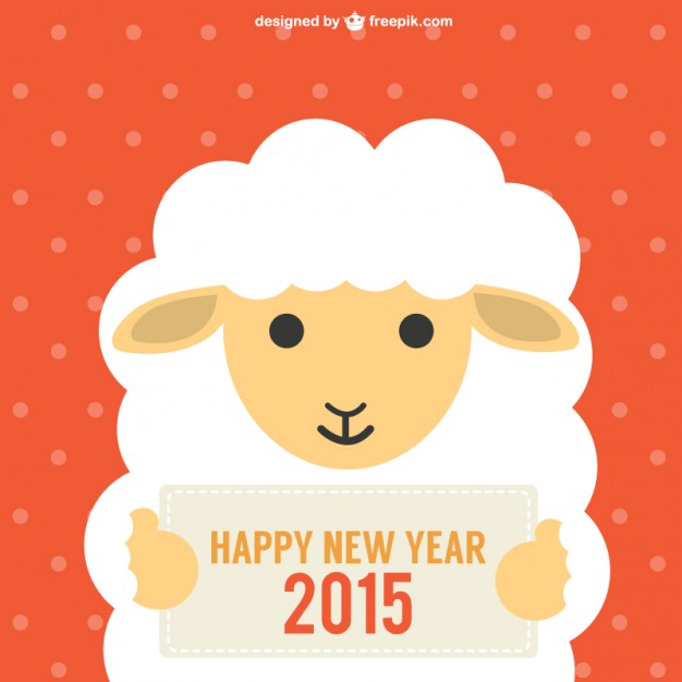 626x626 Chinese New Year With Sheep Vector Free Download