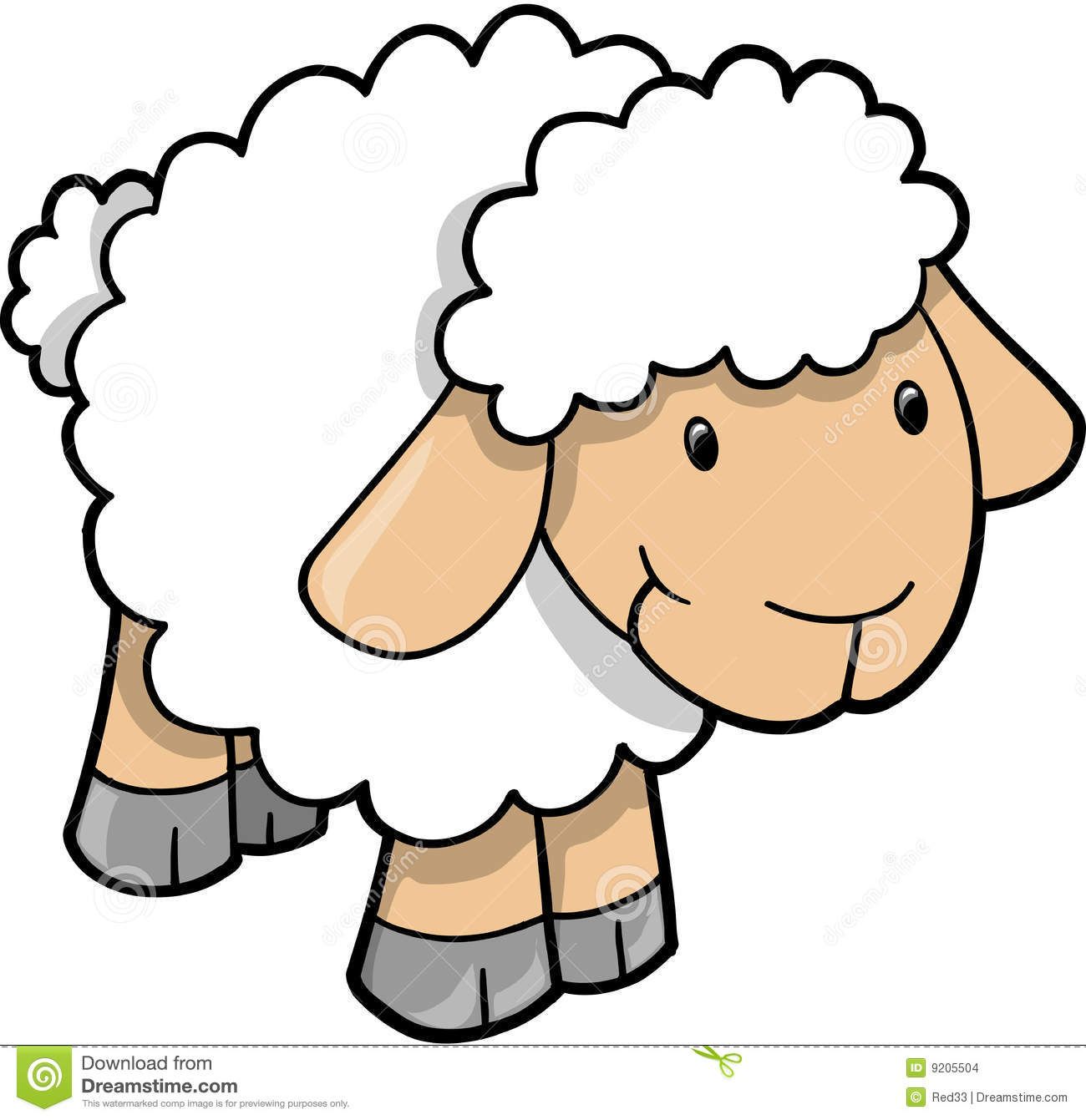 1300x1341 Cute Sheep Images Cute Sheep Lamb Vector Stock Images