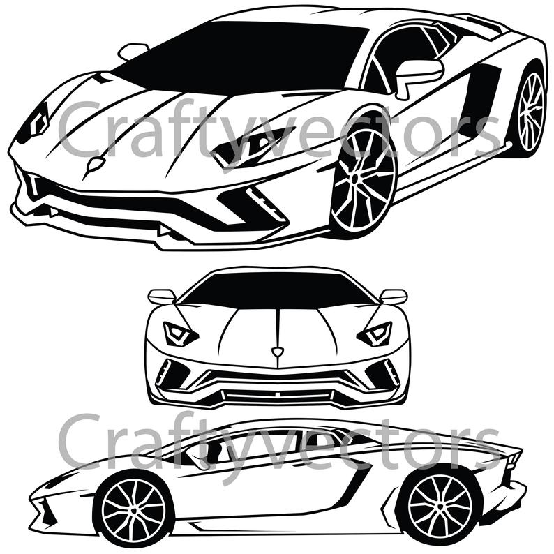 Lamborghini Aventador Coupe Vector Etsy 794x794 Lamborghini Aventador Coupe Vector Etsy