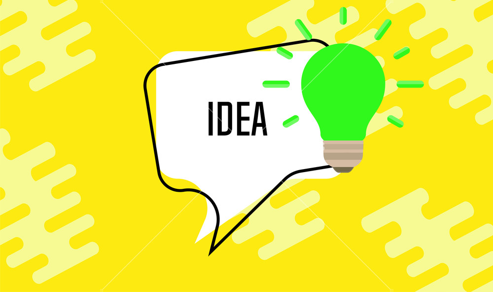 1000x594 Idea Light Bulb Concept Creative Business Lamp Vector Design