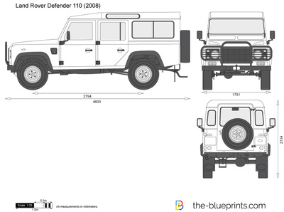 Land Rover Defender Vector Drawing 400x298 Land Rover Defender Vector Drawing