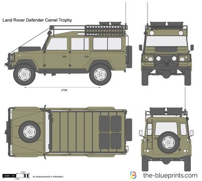 Land Rover Defender Camel Trophy Vector Drawing Land 400x359 Land Rover Defender Camel Trophy Vector Drawing Land