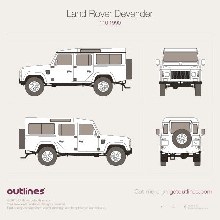 Land Rover Defender Suv Drawings 448x448 Land Rover Defender Suv Drawings