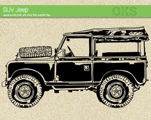 Suv Military Jeep Dxf, Vector, Clipart, Cricut, Download 300x240 Suv Military Jeep Dxf, Vector, Clipart, Cricut, Download