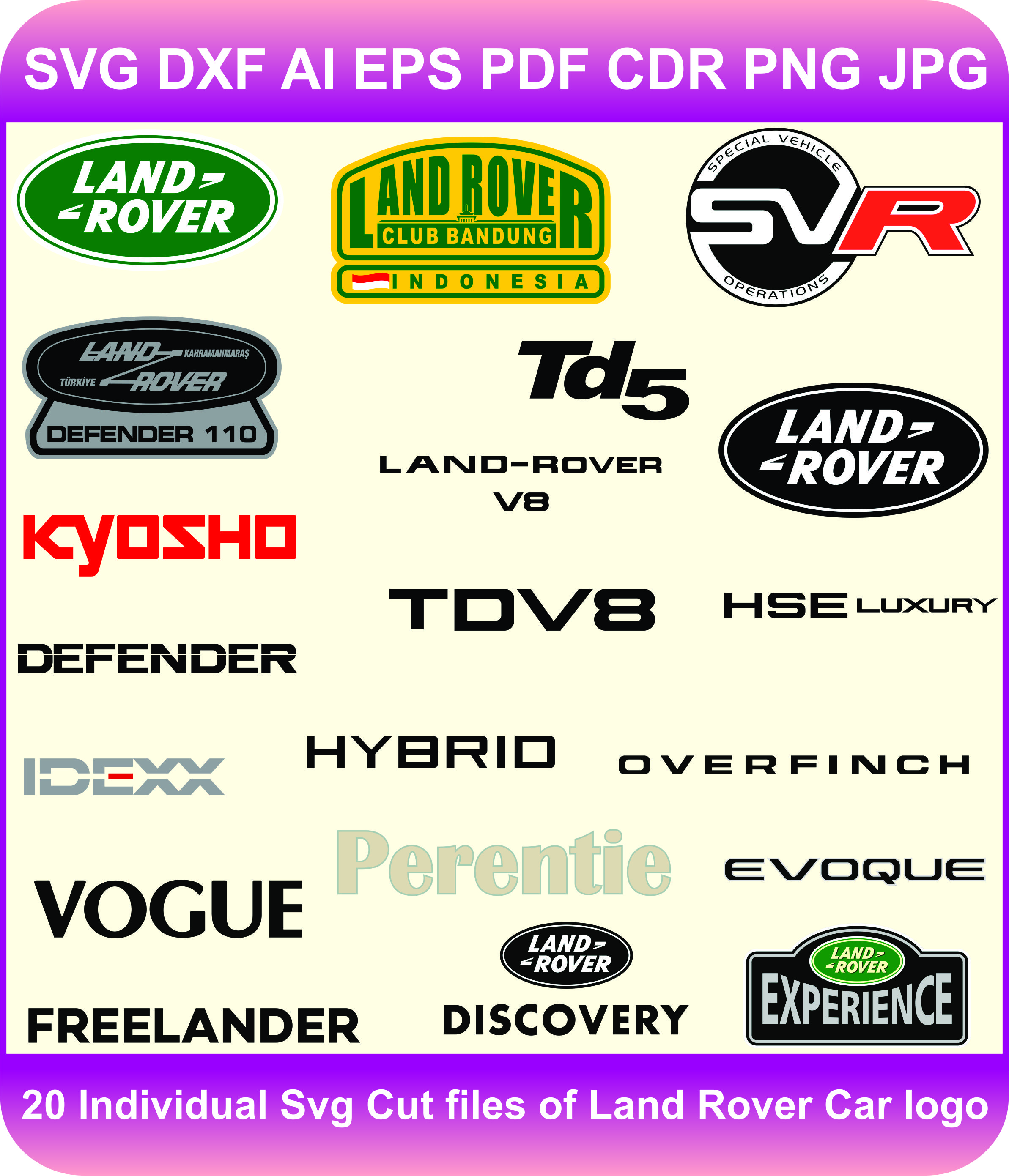 Land Rover Logo Vector At Vectorified Collection Of Land Rover 