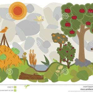 300x300 Stock Photo Map Cartoon Flat Style With Land And Sea River Vector