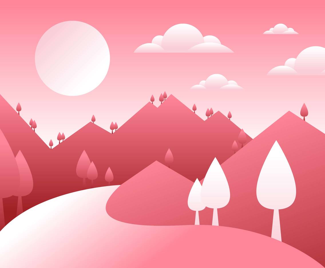1136x936 Mountain Landscape First Person Illustration Vector