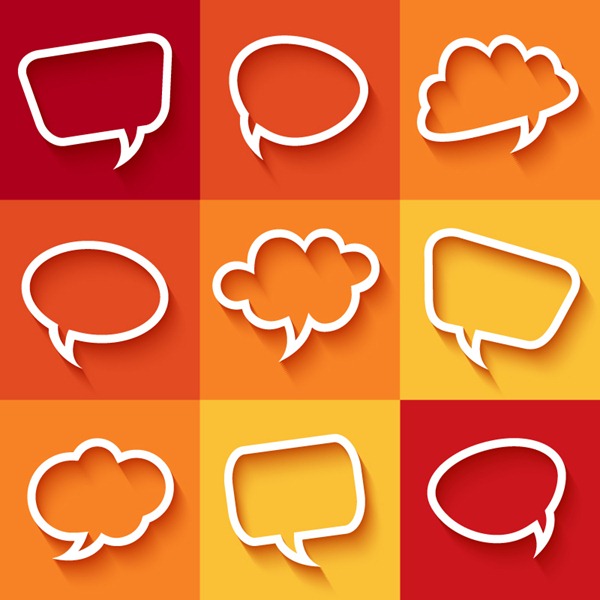 600x600 White Bubble Design Language Vector Graphics My Free Photoshop