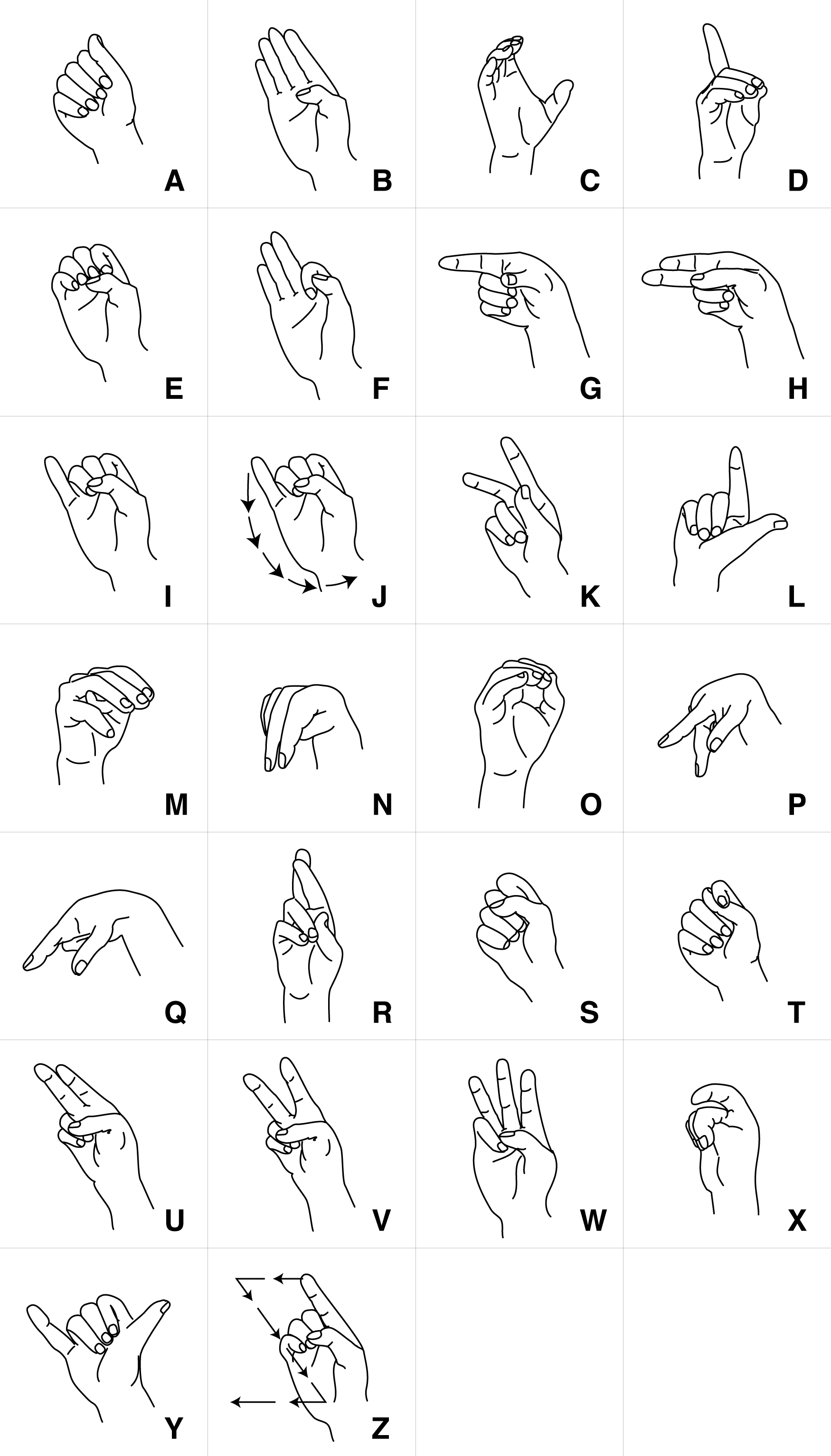 1750x3063 American Sign Language Free Vectors Signs Symbols