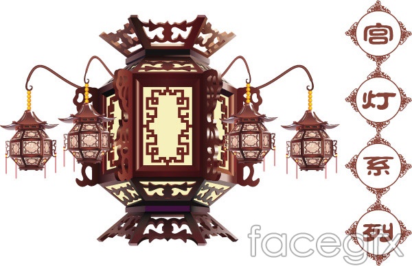 600x388 Classical Chinese Palace Lantern Vector Over Millions Vectors