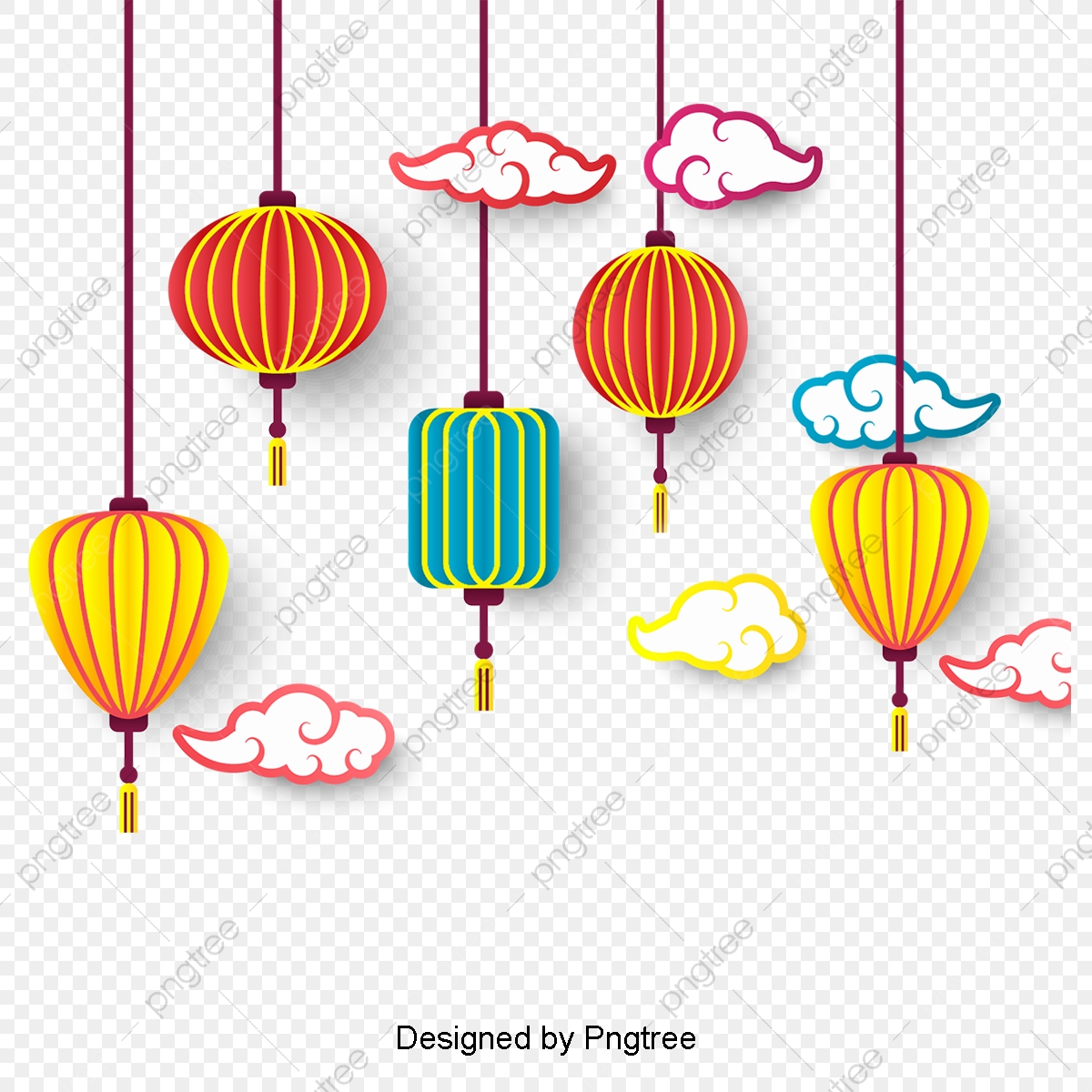 1200x1200 Mid Autumn Lantern Lantern Vector, Watercolor Lantern, Moon