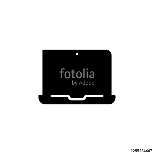 500x500 Laptop Icon Vector Laptop Vector Design Sign Design Flat Style