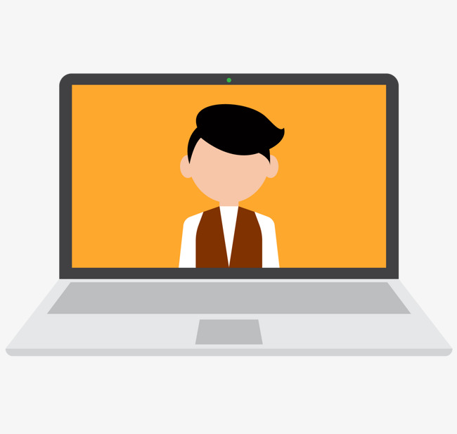 650x617 Cliparts For Free Download Girls Clipart Laptop Vector Image