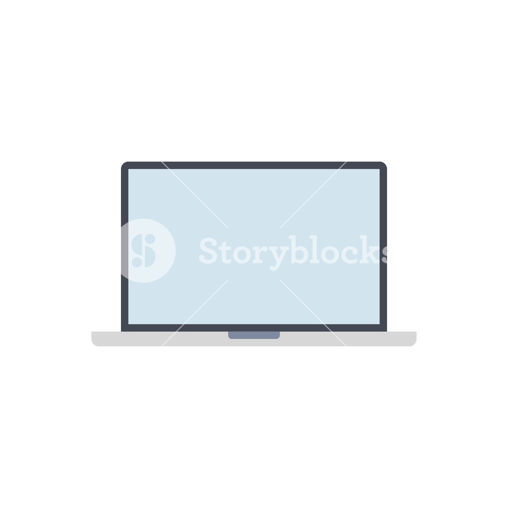 1000x1000 Laptop Vector Icon Royalty Free Stock Image