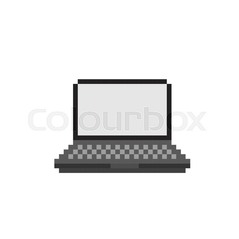 800x800 Laptop Vector Illustration For Game Stock Vector Colourbox