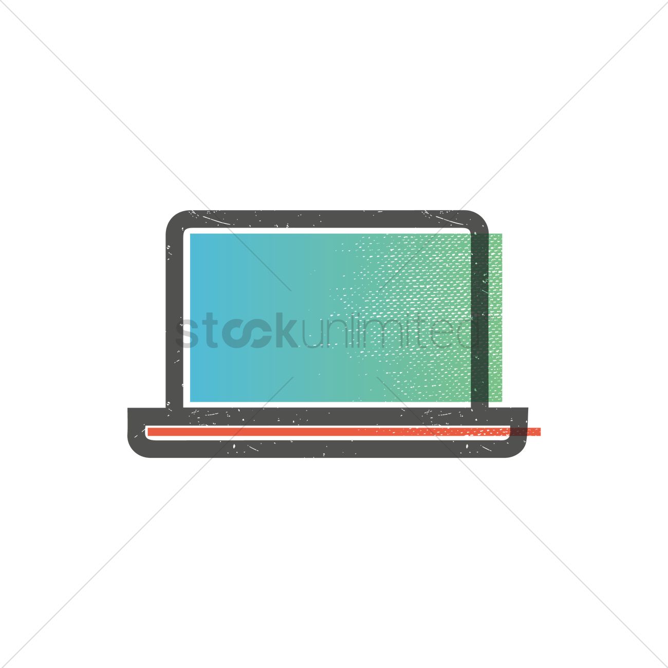 1300x1300 Laptop Vector Image
