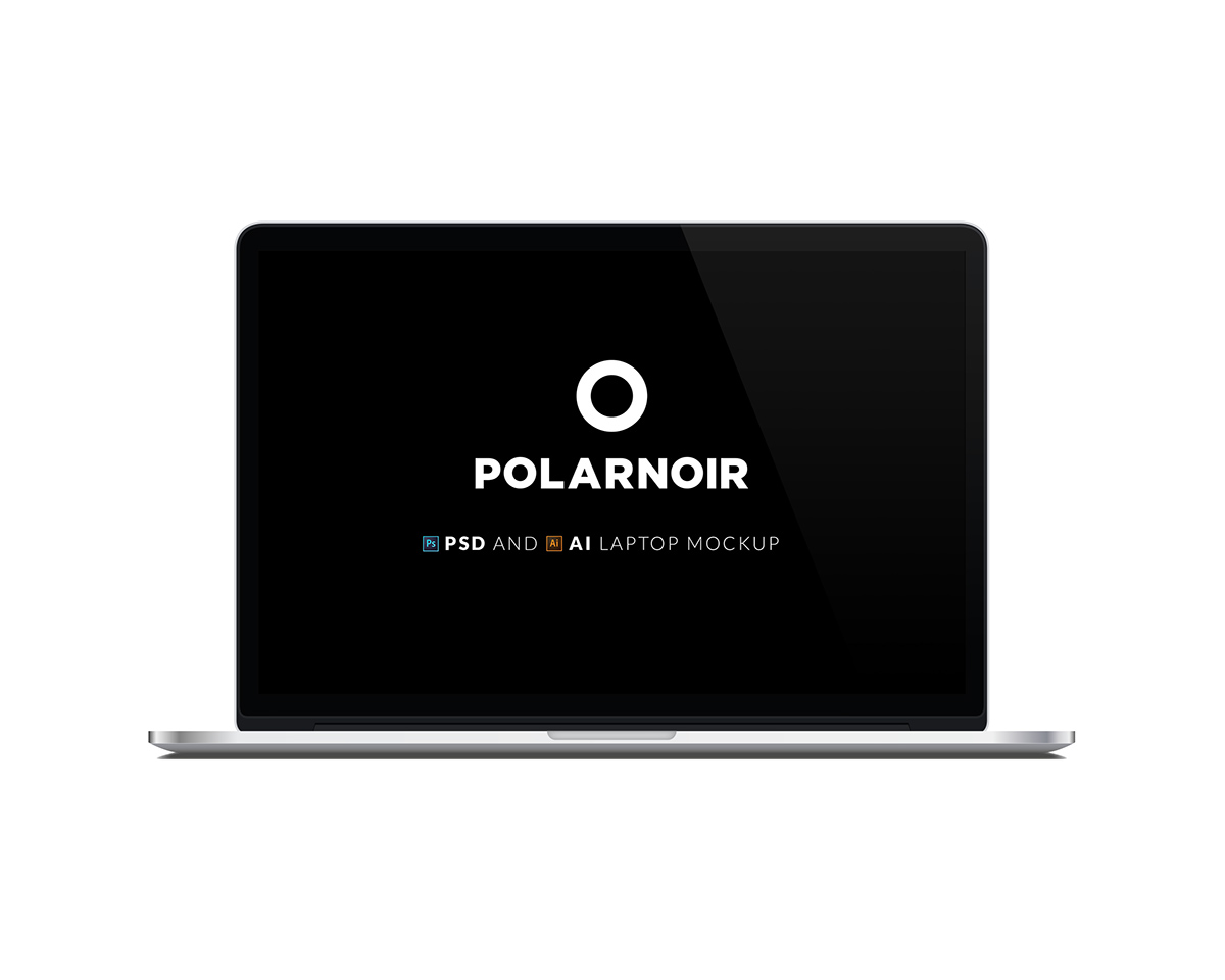 1200x960 Laptop Vector Mockup Set + Flat Version On Behance