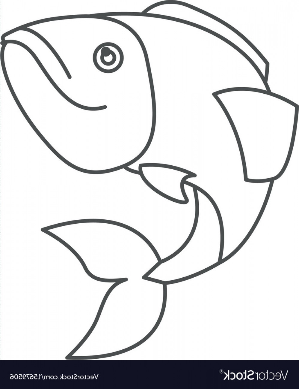 998x1296 Sketch Silhouette Of Largemouth Bass Fish Vector Studiogrfx