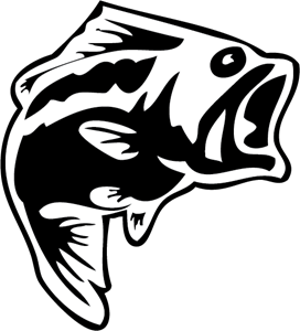 272x300 Large Mouth Bass Logo Vector