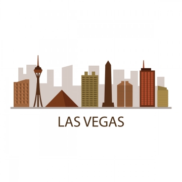 360x360 Las Vegas Skyline Png, Vector, And Clipart With Transparent