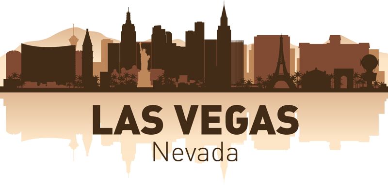 800x383 Las Vegas Skyline Silhouette Free Vector Cdr Download