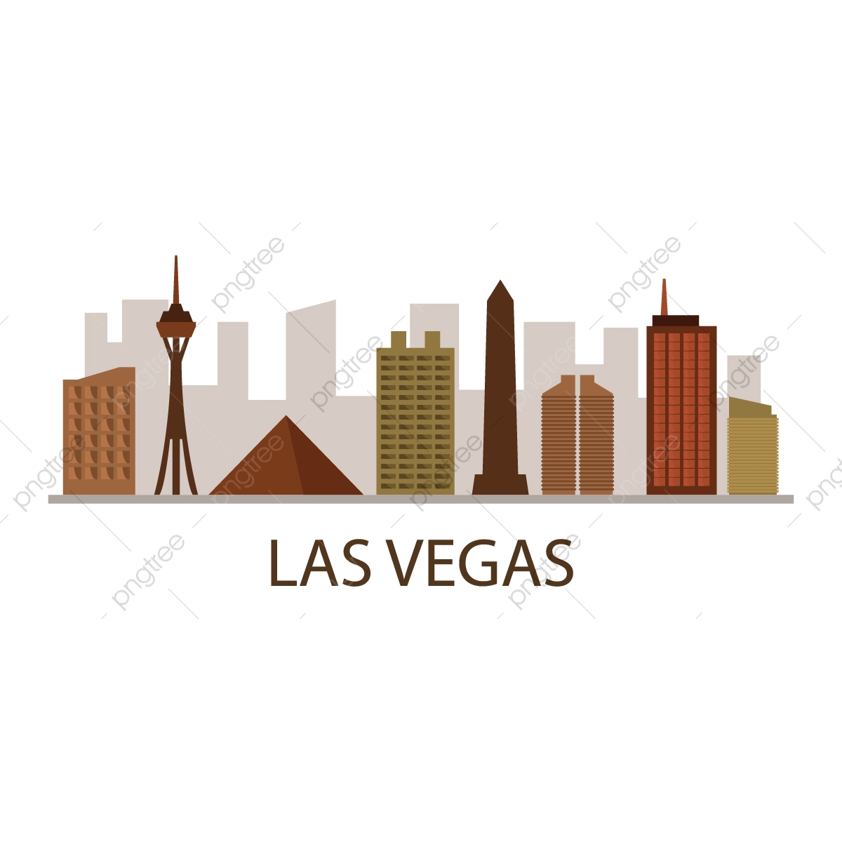 1200x1200 Skyline Las Vegas, Coast, Panorama, Skyscraper Png And Vector