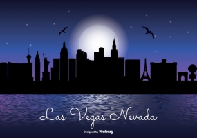 285x200 Las Vegas Skyline Free Vector Graphic Art Free Download