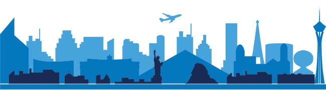 650x181 Vectorlas Vegas Skyline Design