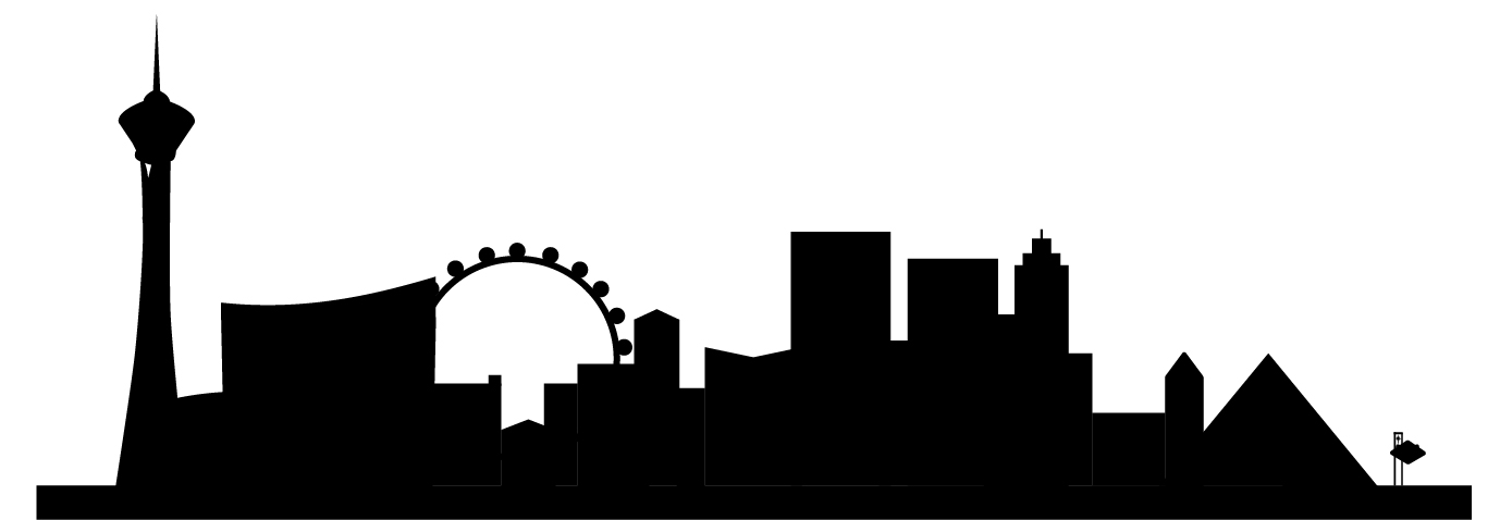 1378x478 Las Vegas Silhouette Skyline