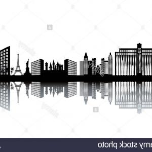 Las Vegas Skyline Vector Free at Vectorified.com | Collection of Las ...