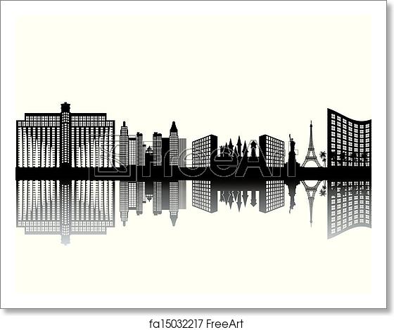 Free Art Print Of Las Vegas Skyline Las Vegas Skyline 560x470 Free Art Print Of Las Vegas Skyline Las Vegas Skyline