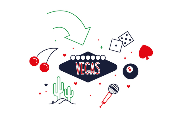632x443 Free Las Vegas Vector Free Vector Download Cannypic