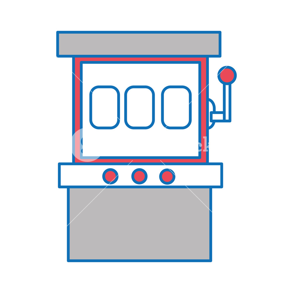 1000x1000 Slot Machine Of Casino Las Vegas And Game Theme Isolated Design