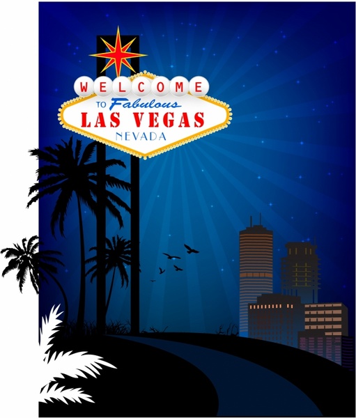 511x600 Welcome To Las Vegas! Free Vector In Adobe Illustrator