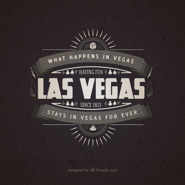 Las Vegas Vintage Badge Free Vector 626x626 Las Vegas Vintage Badge Free Vector