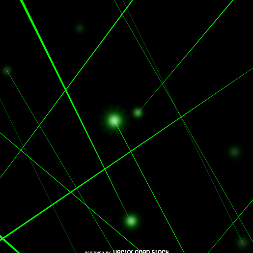 515x515 Green Laser Beams Free Vector Download Cannypic