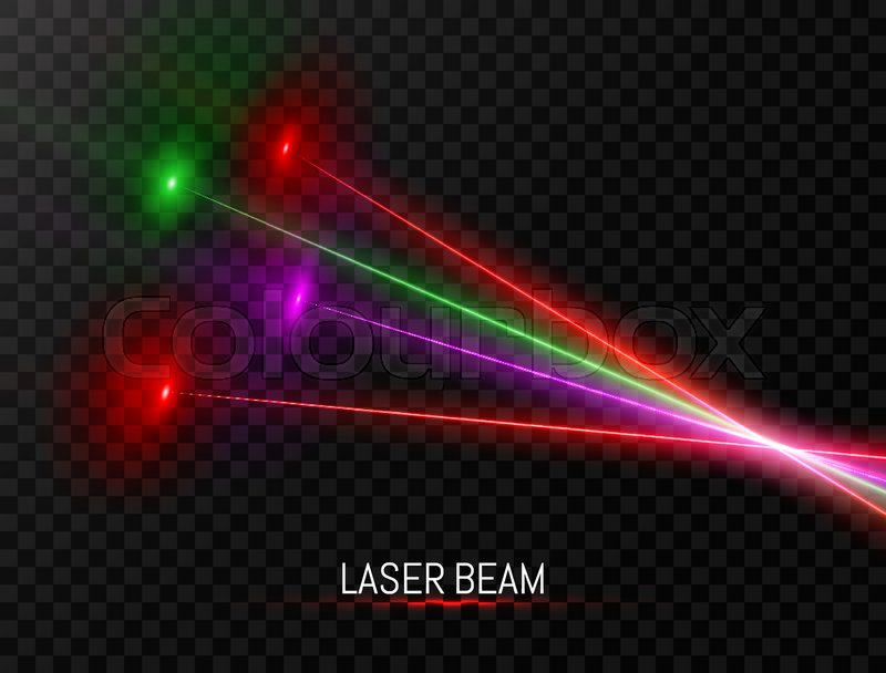 800x608 Laser Beam Collection Colorful Laser Stock Vector Colourbox