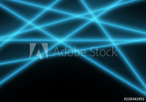 500x350 Abstract Blue Light Laser Beam On Black Technology Background