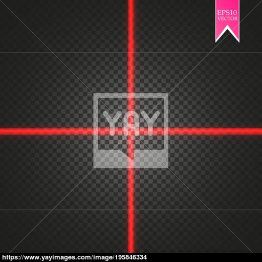 512x512 Abstract Red Laser Beam Vector Illustration The Lighting Effect