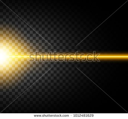 450x417 Abstract Yellow Laser Beam Isolated On Transparent Black