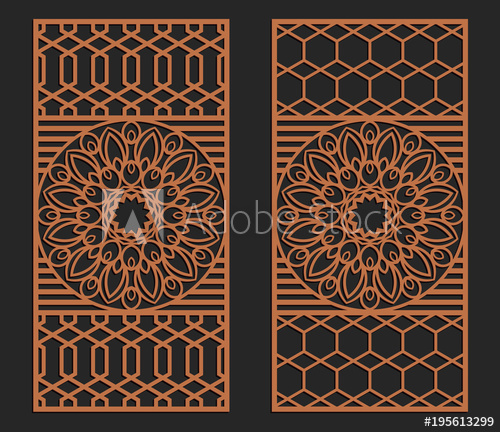 500x432 Laser Cutting Set Wall Or Window Panels Jigsaw Die Cut Ornaments