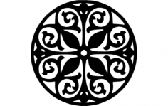 236x149 Laser Cutting Vector Design Pattern